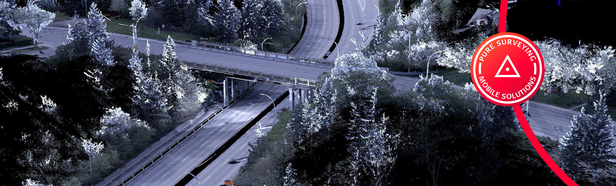 Leica Geosystems | Highway 3D point cloud scanned with Leica Pegasus TRK.
